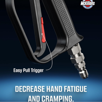 Short Pressure Washer Gun with Swivel, High Pressure Water Handle, Power Washer Gun Compatible with Foam Cannon, Car Wash Foam Gun